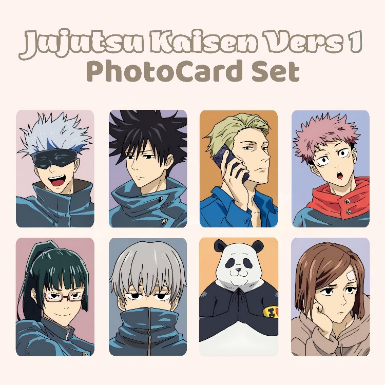 Jujutsu Kaisen Fotokart Seti
