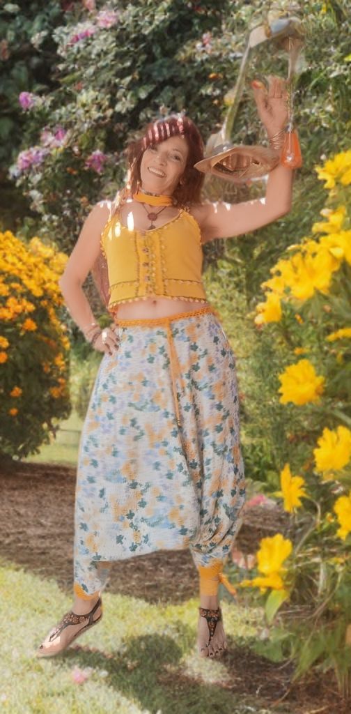 Şalvar &Crop Bluz