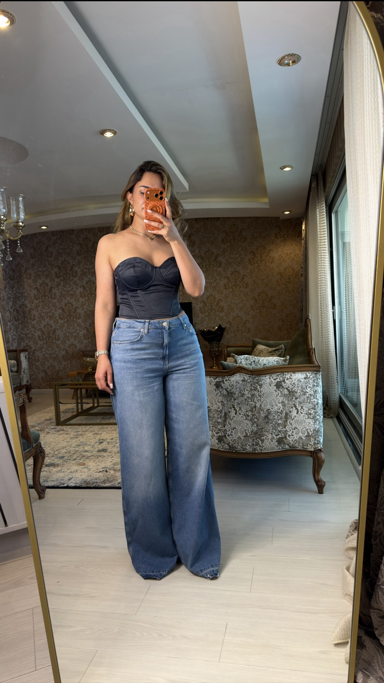 Mng Wide Leg Jean