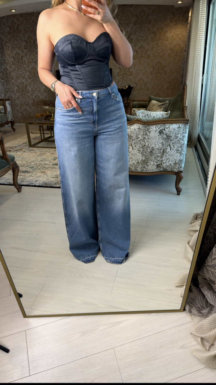 Mng Wide Leg Jean