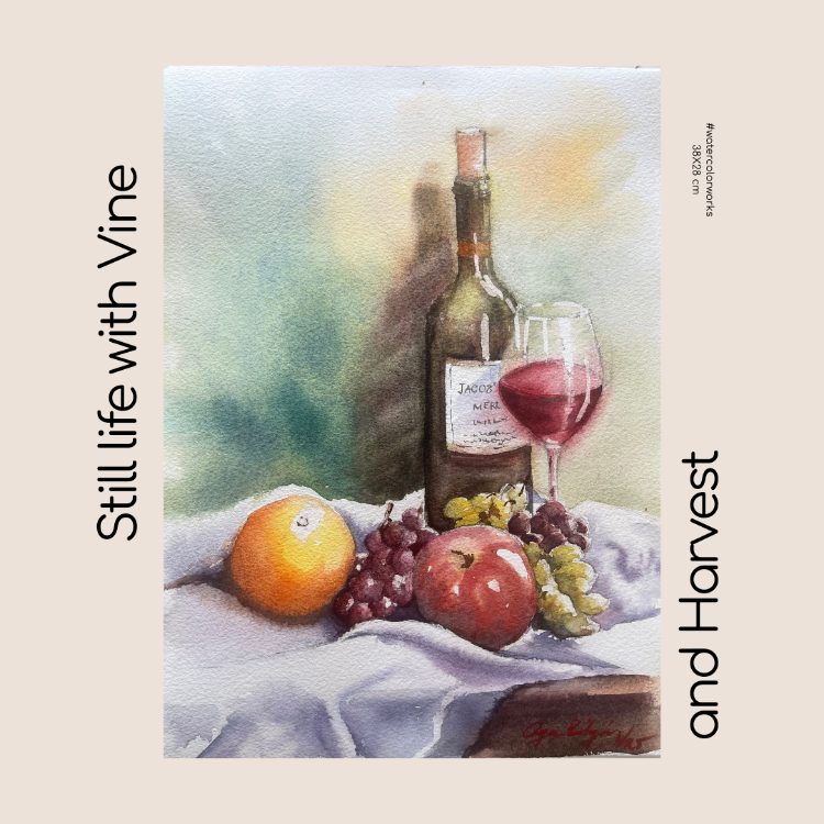 Still Life with vine and harvest 