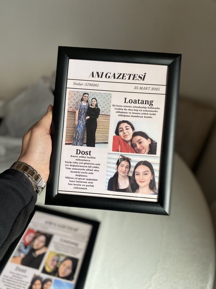 Anı gazetesi (standart boy)