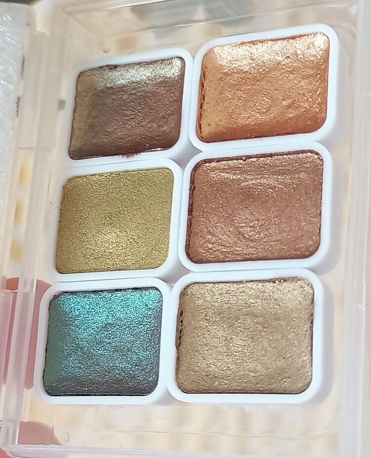Suluboya Metalik 6 renk