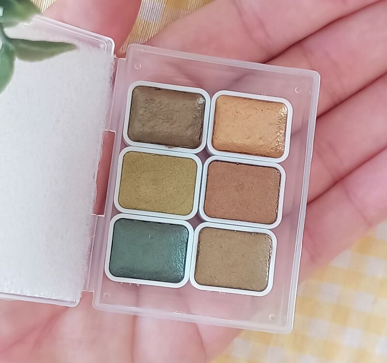 Suluboya Metalik 6 renk