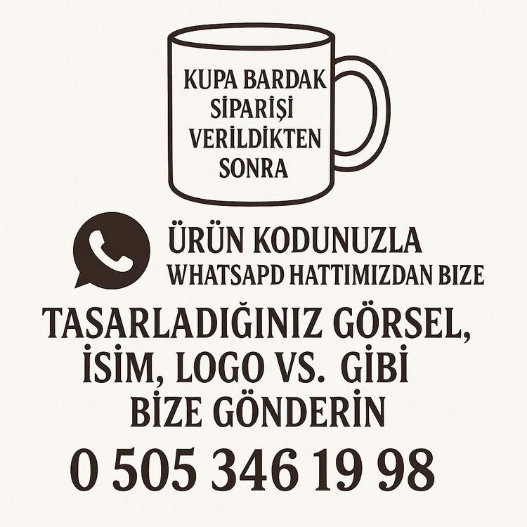 Kişiye Özel Kupa Bardak