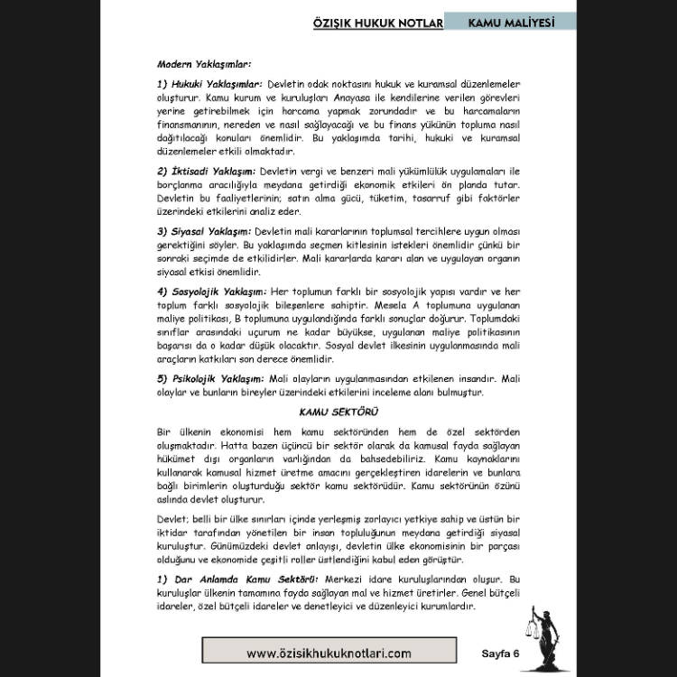 KAMU MALİYE-GÜZ DÖNEMİ.VİZE-DERS NOTU 