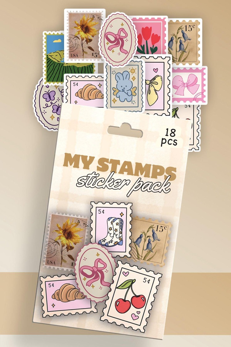 MY STAMPS 18'Lİ STİCKER