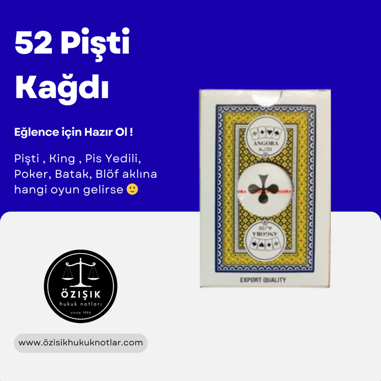 52 Oyun Kağıdı