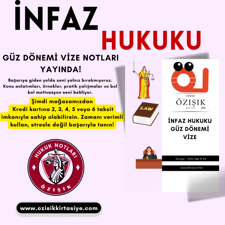 İNFAZ HUKUKU / TEK  / TEK DÖNEM