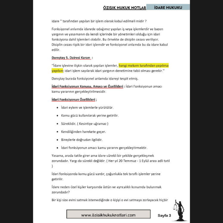 İDARE HUKUKU-GÜZ DÖNEM.VİZE.(A).CLASS