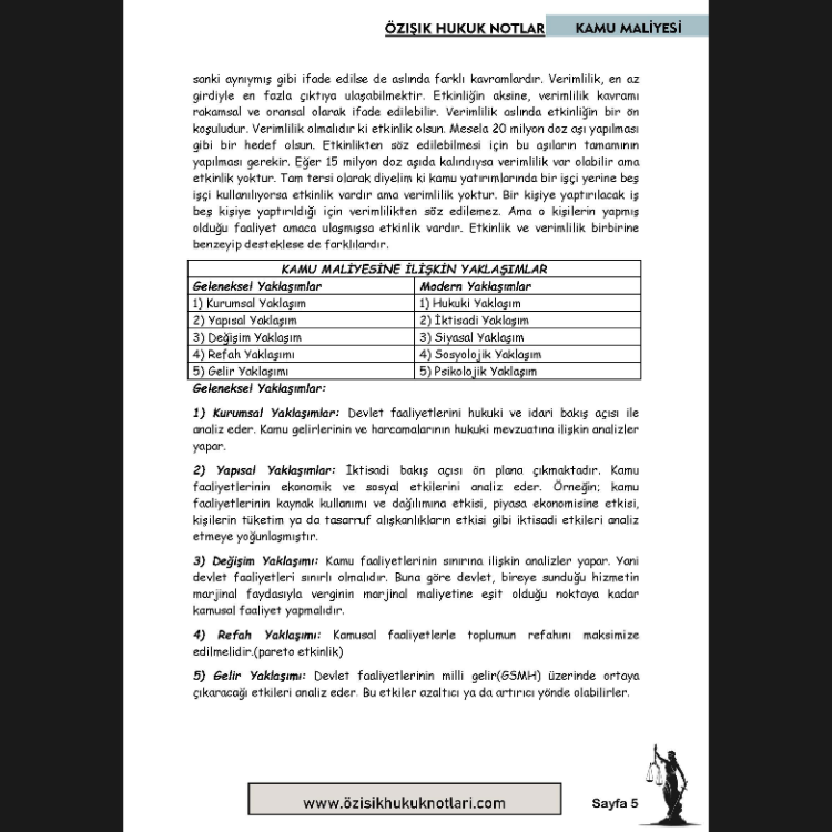 KAMU MALİYE-GÜZ DÖNEMİ.VİZE-DERS NOTU 