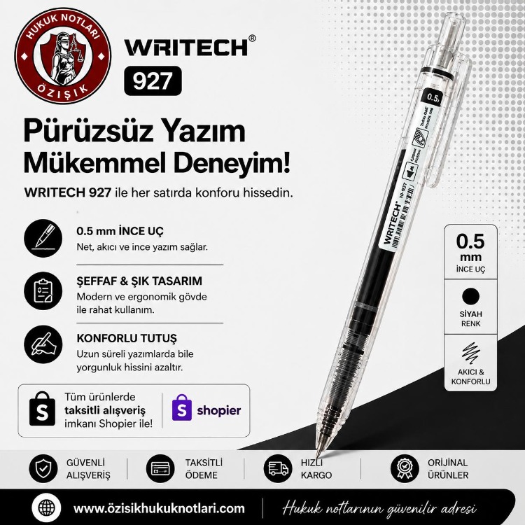  WRITECH TÜKENMEZ KALEM (SİYAH)