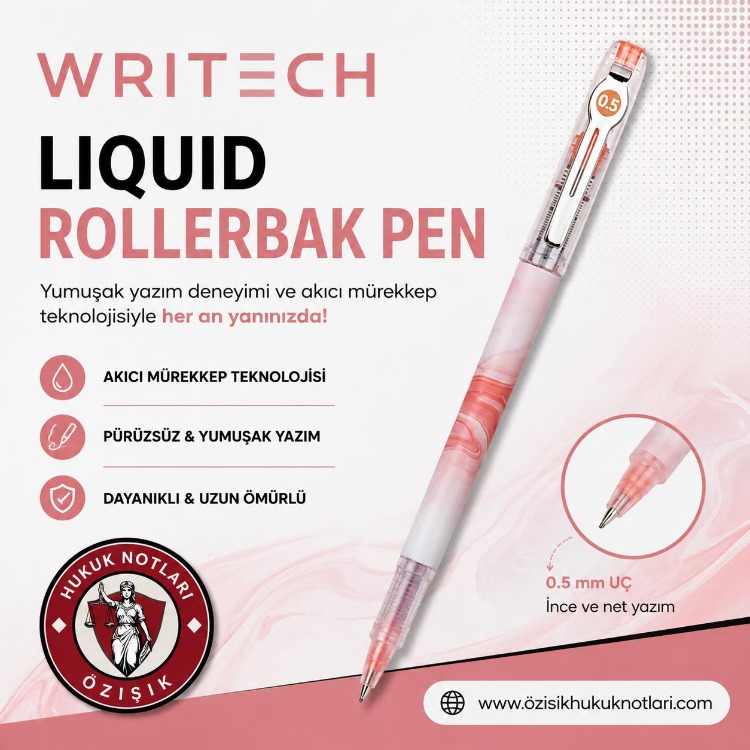 WRİTECH-LIQUID TÜKENMEZ KALEM (PEMBE)