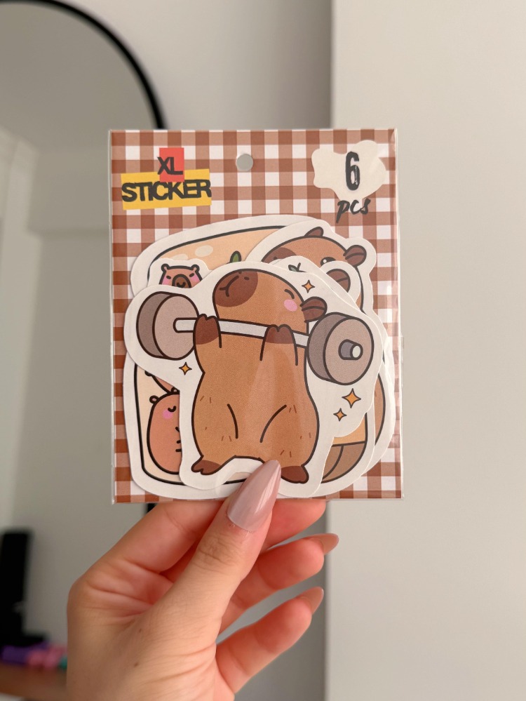 CAPIBALA 6'LI STİCKER