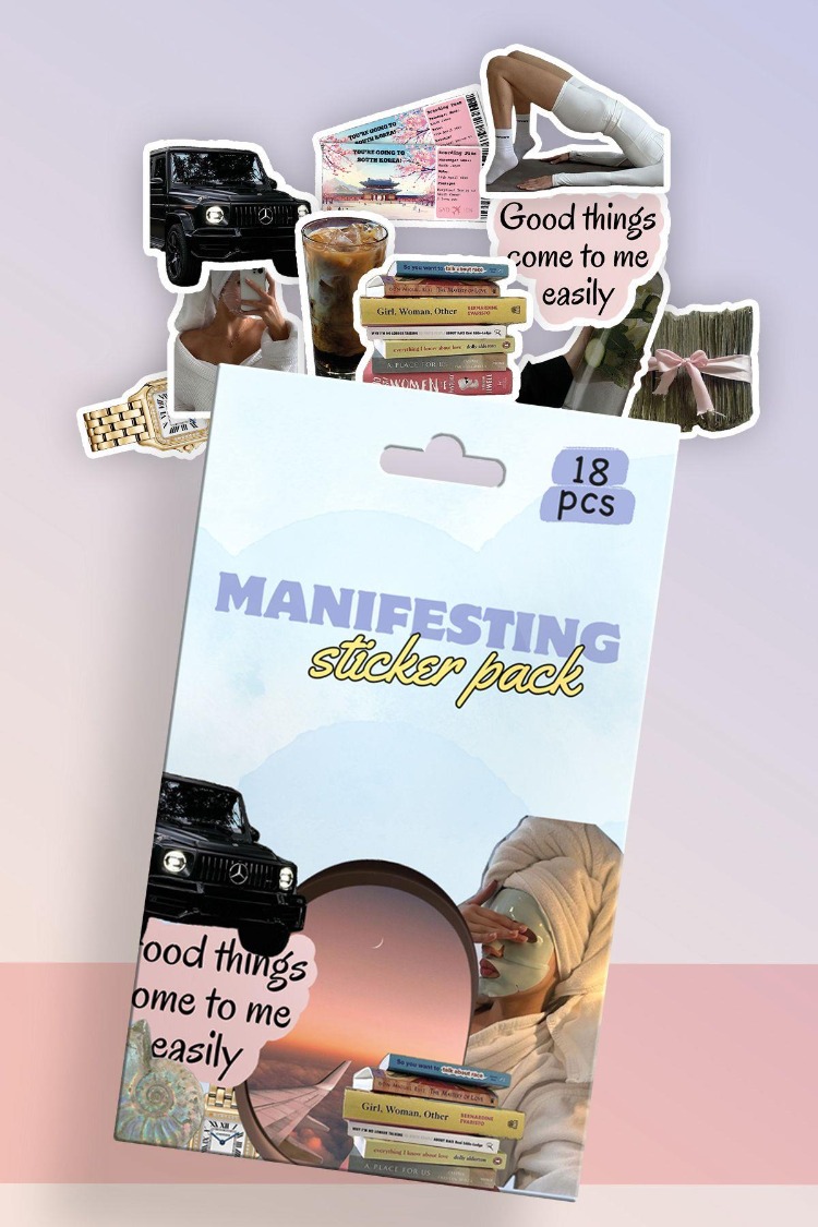 MANIFESTING-18'Lİ STİCKER