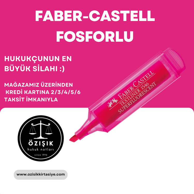 FABER-CASTELL FOSFORLU (PEMBE)