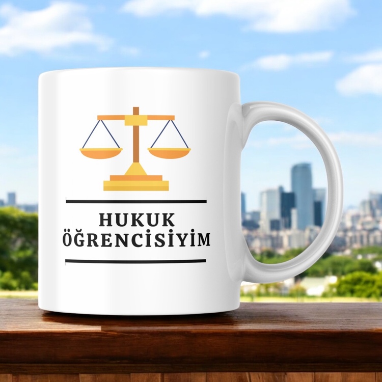 (HUKUK ÖĞRENCİSİYİM)-KUPA BARDAK Geleceğin Hukukçularına Özel !