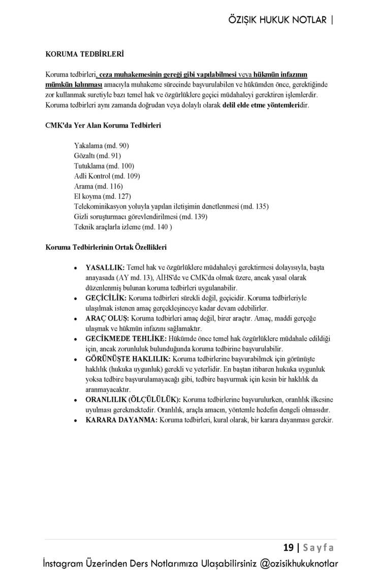 CEZA USUL HUKUKU /FİNAL/(BAHAR)-(A)-CLASS