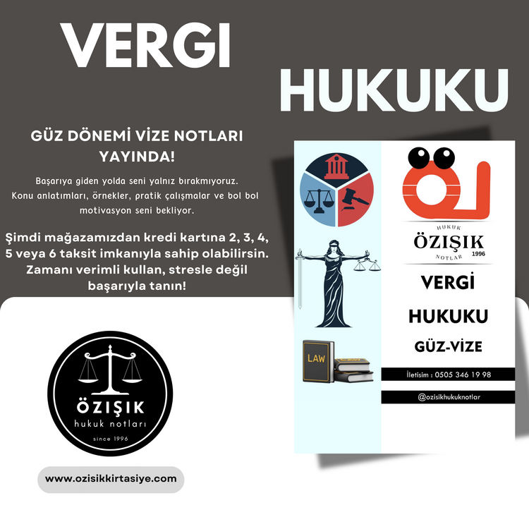 VERGİ HUKUKU-(GÜZ) DÖNEMİ.VİZE