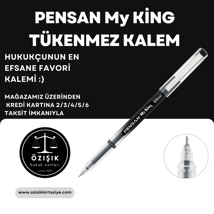 PENSAN TÜKENMEZ KALEM 0.5 (SİYAH)