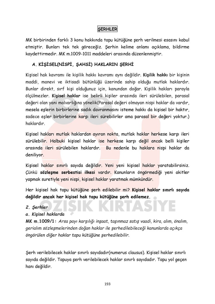 EŞYA HUKUKU / VİZE / GÜZ DÖNEMİ.(A).CLASS