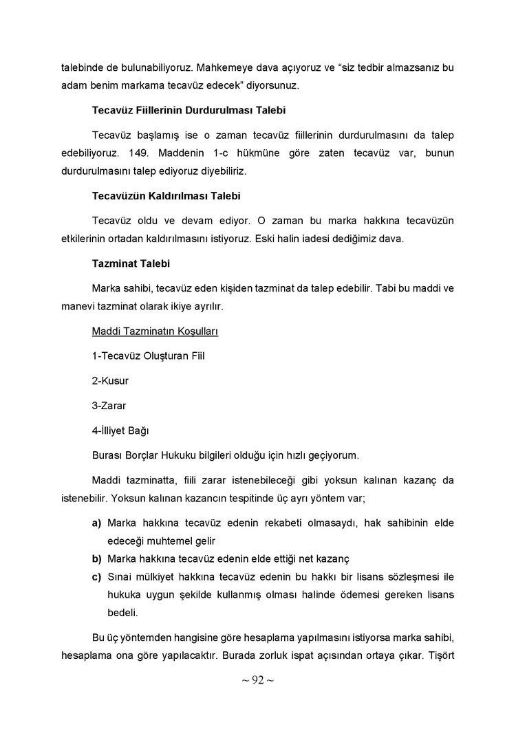 SİNAİ  (MÜLKİYET)  HUKUKU - GÜZ-BAHAR (TEK) DÖNEMİ VİZE-FİNAL  