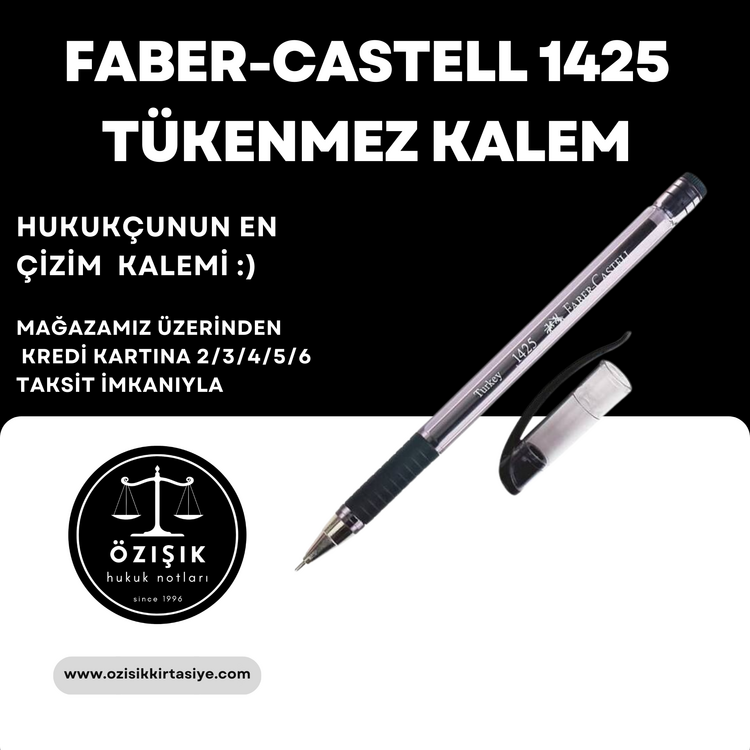 FABER-CASTELL 1425 (SİYAH)