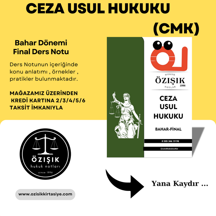CEZA USUL HUKUKU /FİNAL/(BAHAR)-(B)-CLASS
