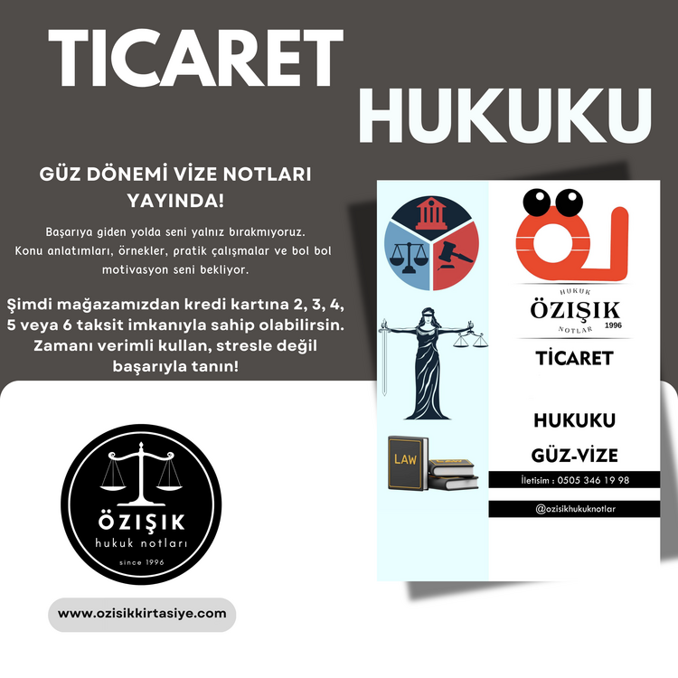 TİCARET HUKUKU -VİZE / GÜZ DÖNEMİ.(A).CLASS