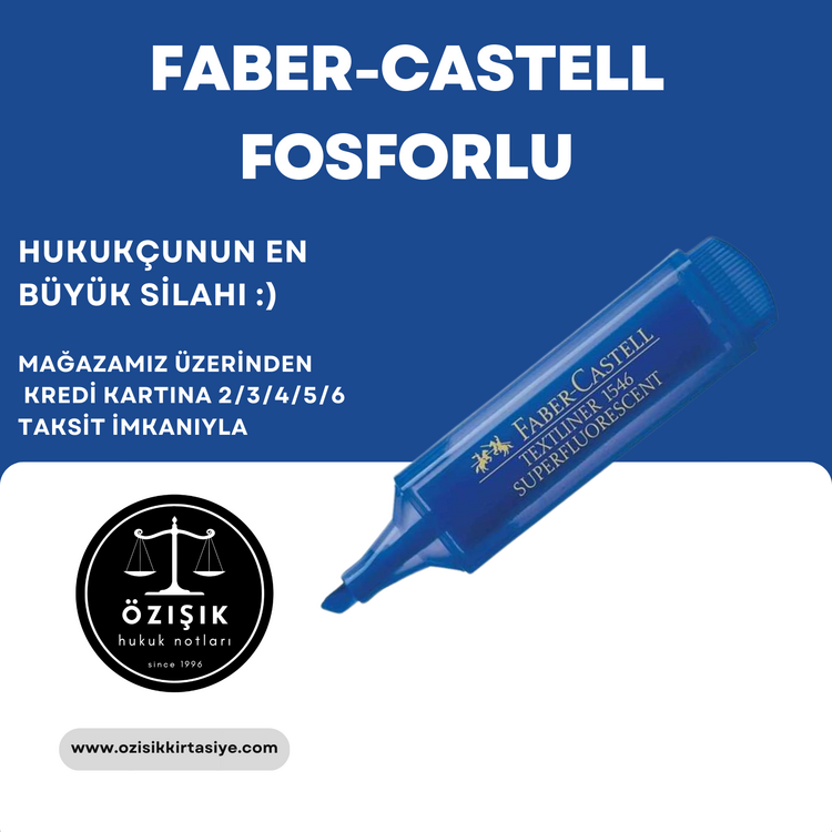 FABER-CASTELL FOSFORLU (MAVİ)