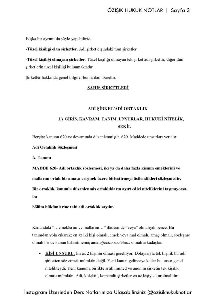 TİCARET(ŞİRKETLER)-HUKUKU / FİNAL / BAHAR DÖNEMİ.(A).CLASS