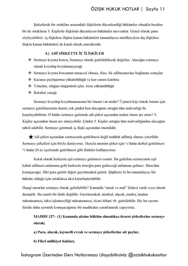 TİCARET(ŞİRKETLER)-HUKUKU / FİNAL / BAHAR DÖNEMİ.(A).CLASS