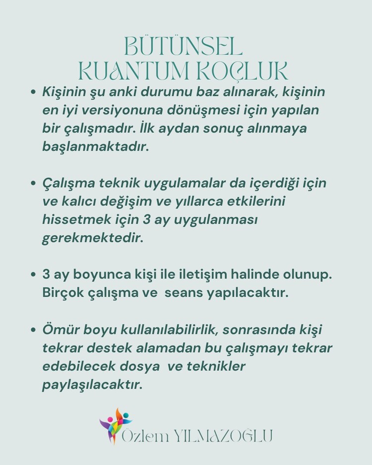 3 Aylık Bütünsel Koçluk