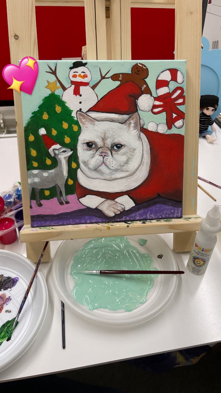 25x25cm Kare Özel Tasarım Tuval