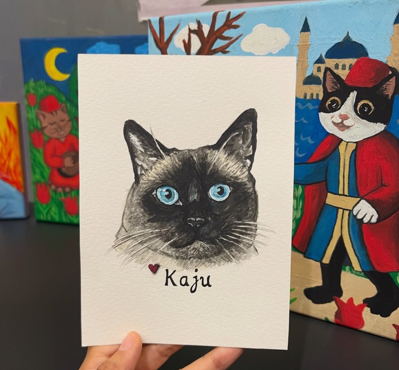 Kâğıt Üzerine 13x18cm Portre