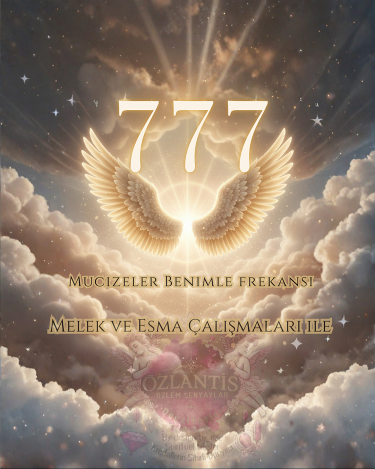 777 – Mucizeler Benimle Frekansı Melek ve Esma Çalışmaları ile uyumlanma Dijital İçerik