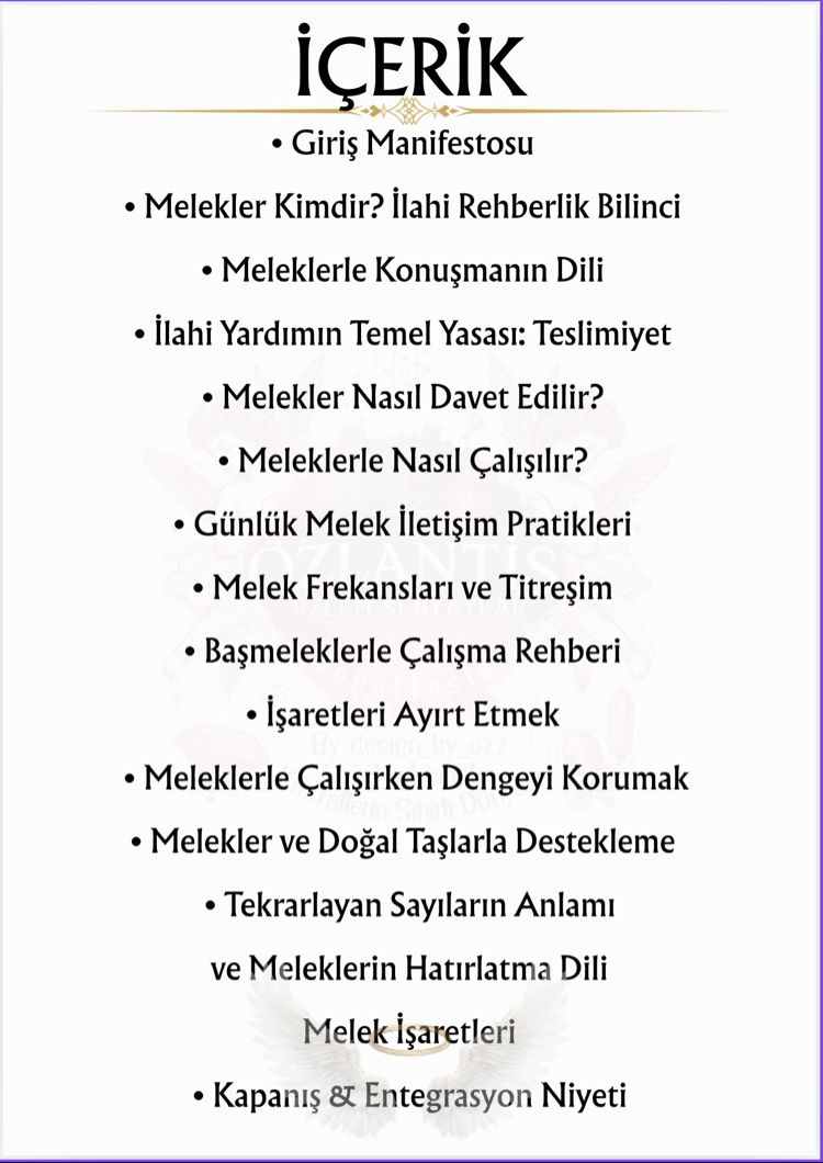 Melekler Rehberi | Günlük Hayatta Meleklerle Bağ Kurma