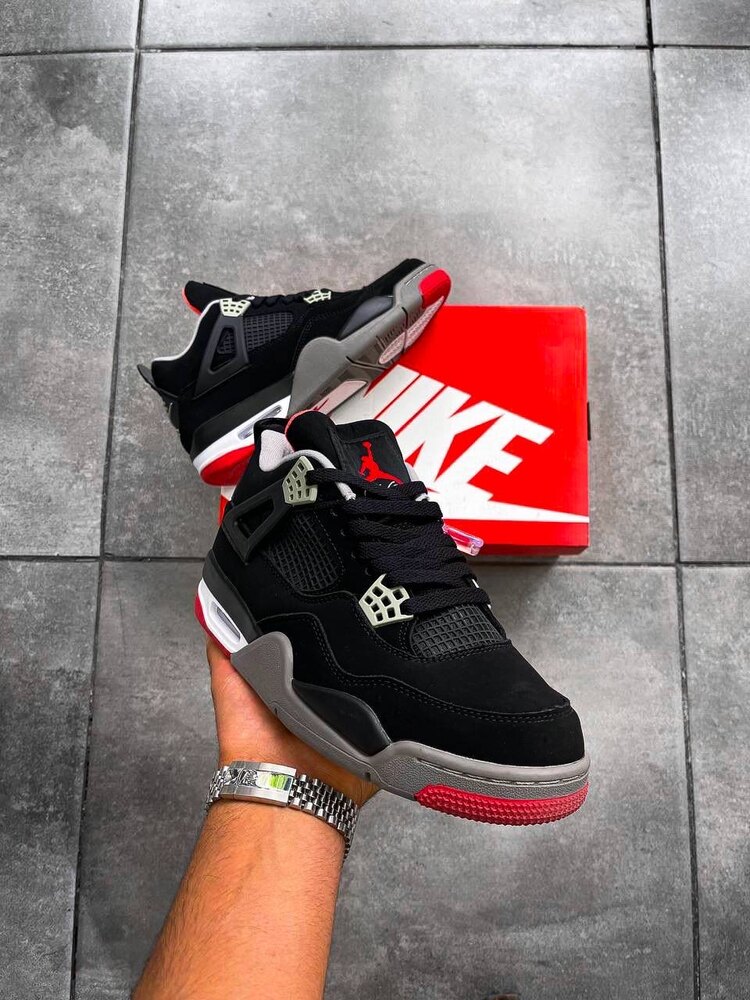 Jordan Retro 4 Bred Suede (40-45)