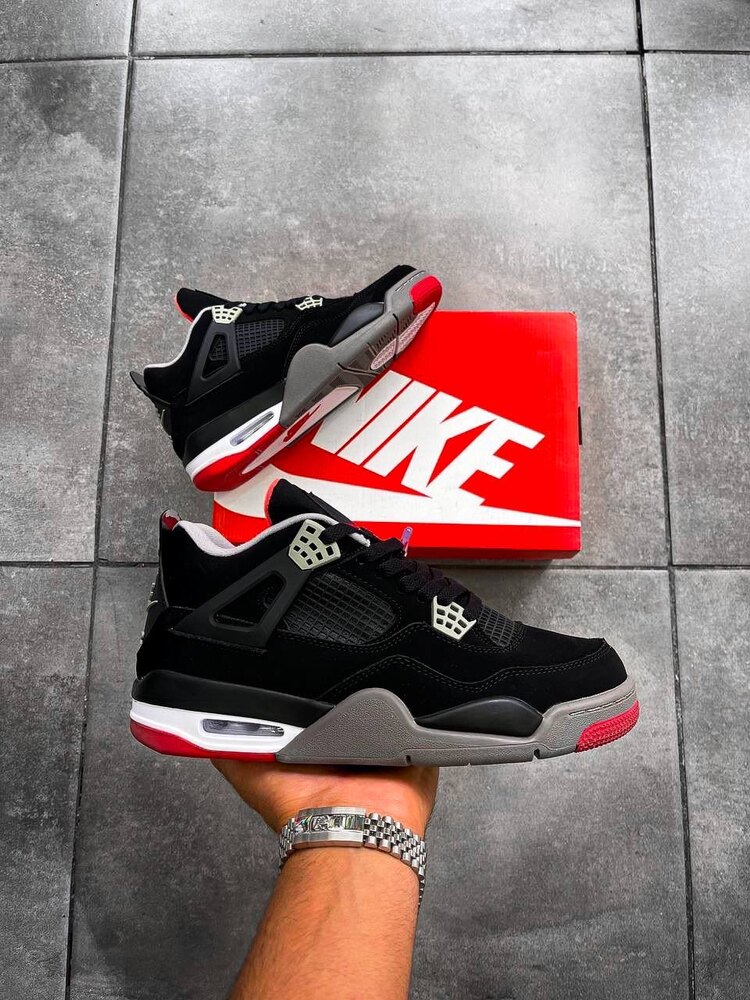 Jordan Retro 4 Bred Suede (40-45)
