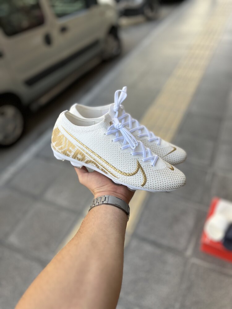 Nike Mercurial Krampon Beyaz Gold