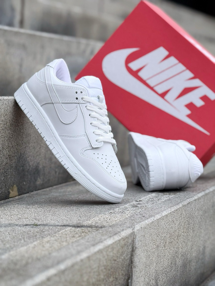 Dunk Sb Düz Beyaz Unisex (36-44)