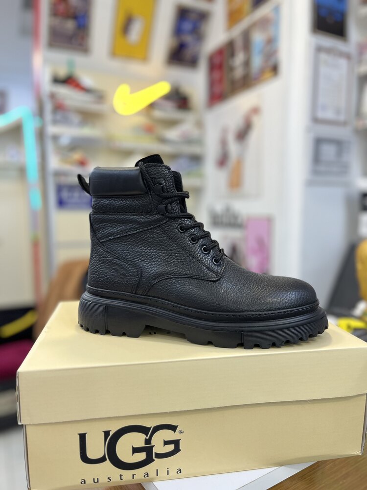 UGG BOT SİYAH DERİ