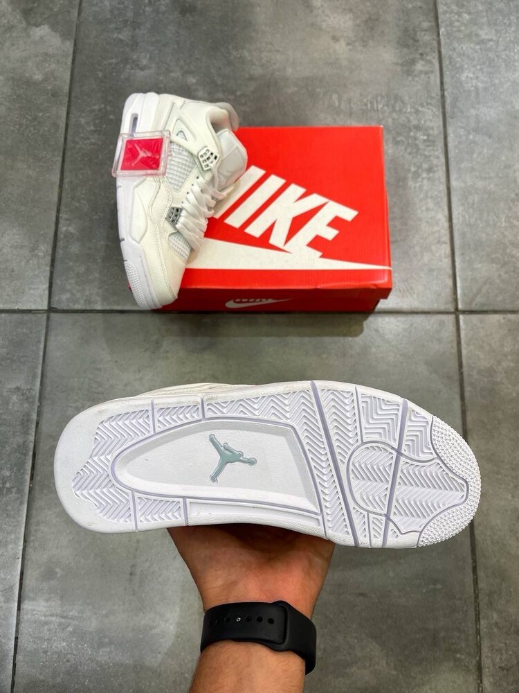 Jordan Retro 4 White Silver(40-45)