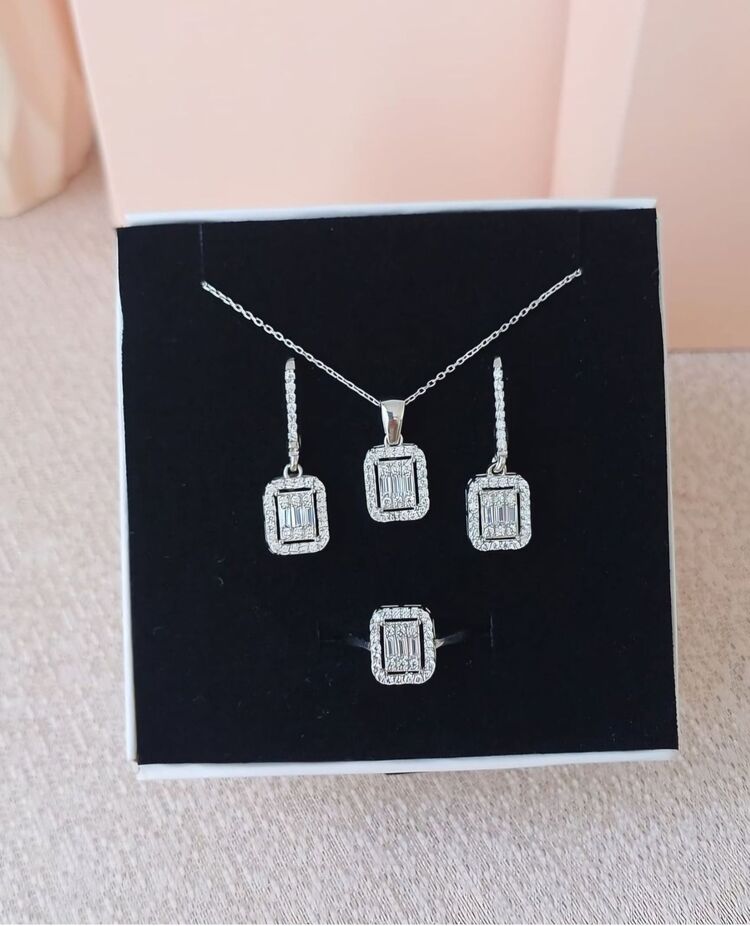 925 Ayar Gümüş Baget Set