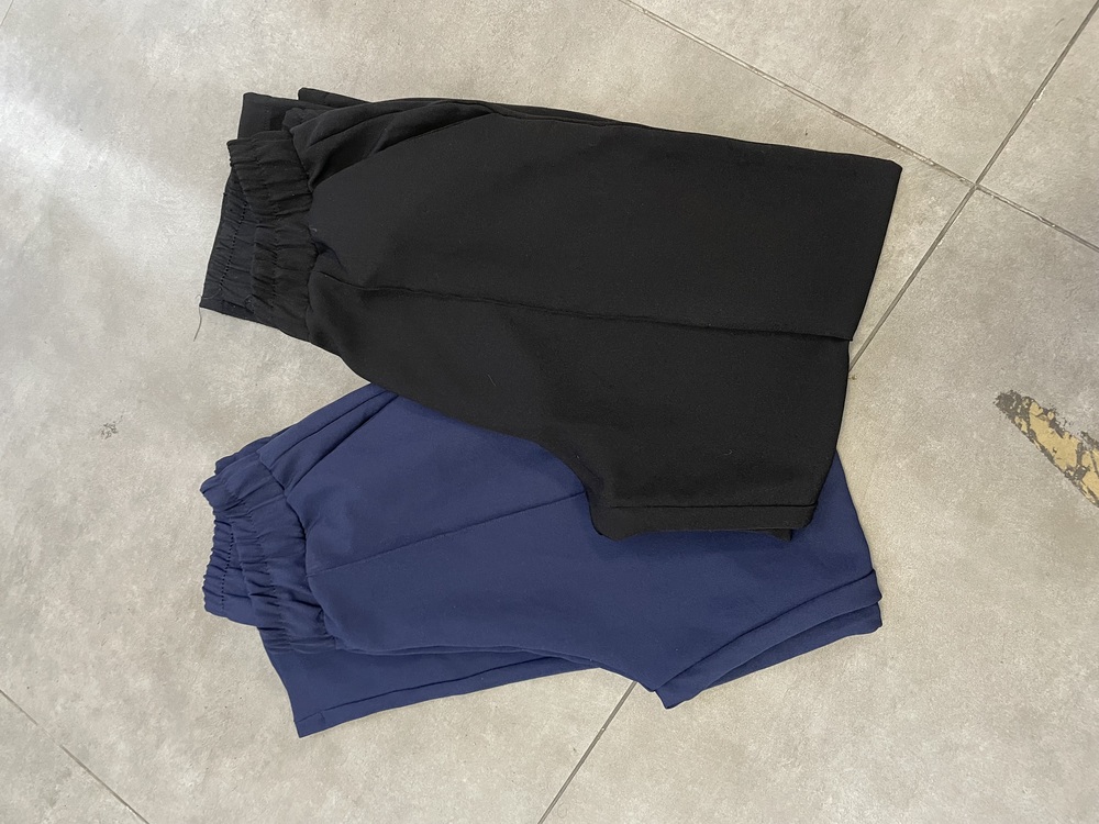 Bayan beli lastikli yan cepli havuç model 2 adet pantolon