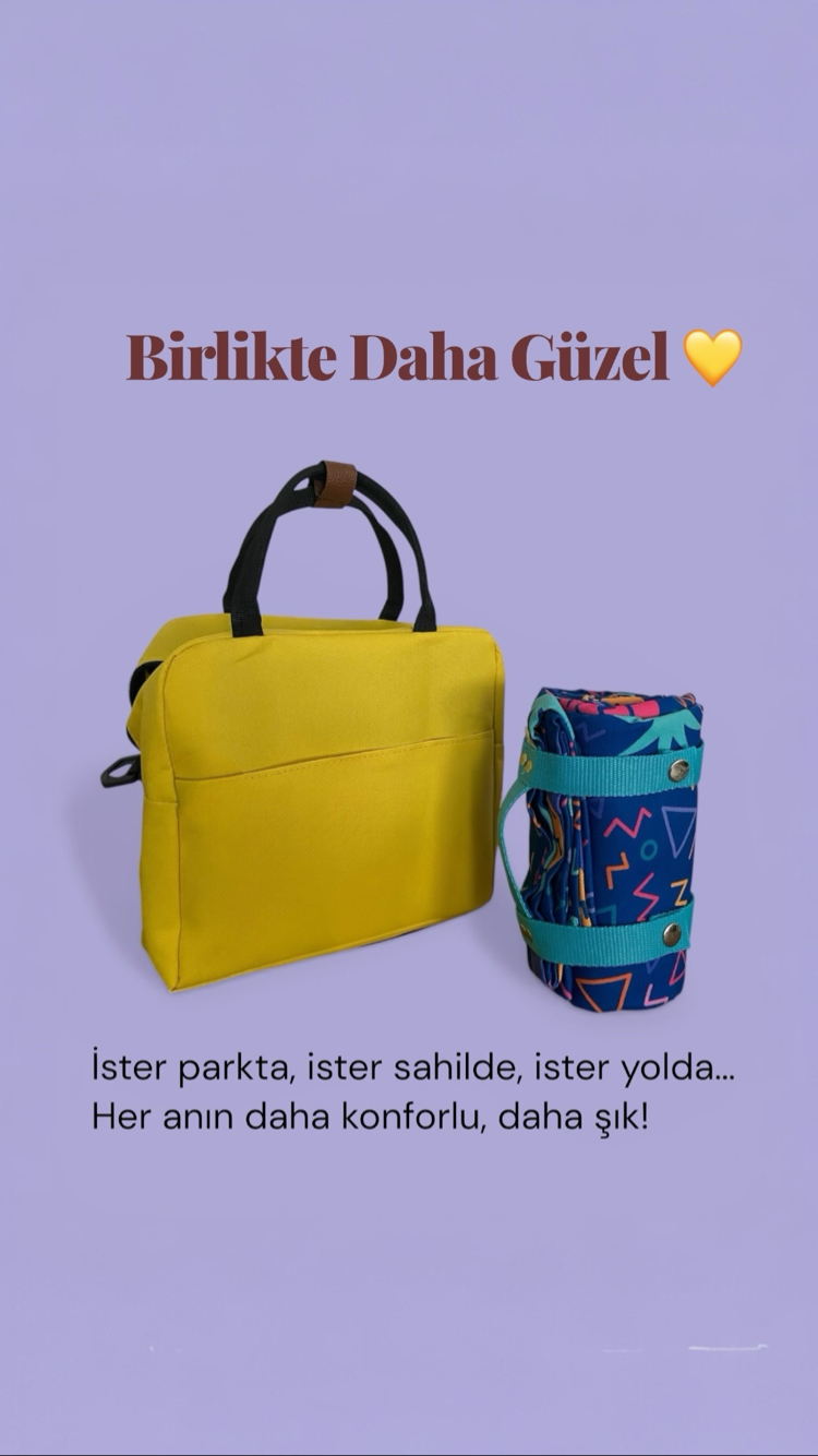 2’li Set Termal Çanta + Piknik Örtüsü
