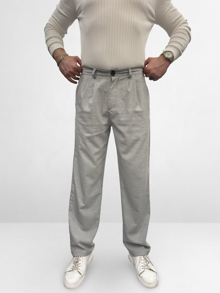 Baggy Kalıp Kumaş Pantolon