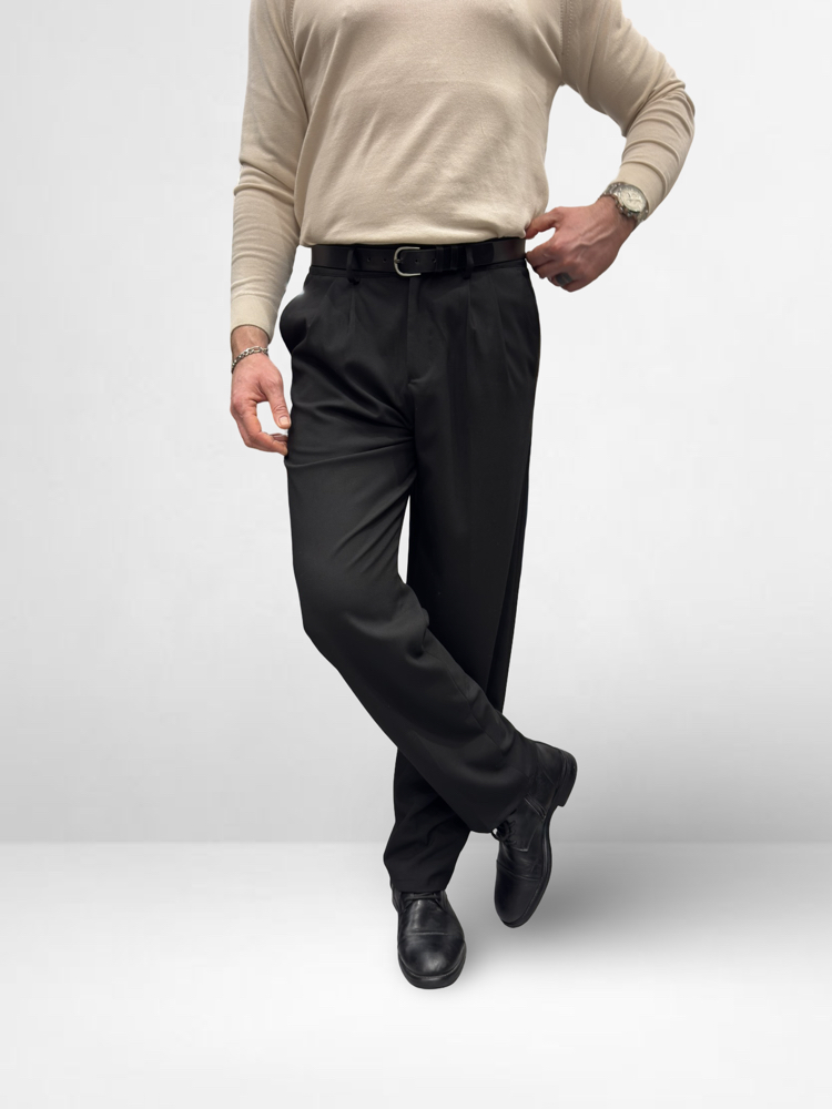 Baggy Kalıp Kumaş Pantolon