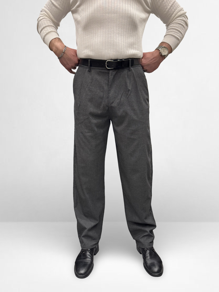 Baggy Kalıp Kumaş Pantolon