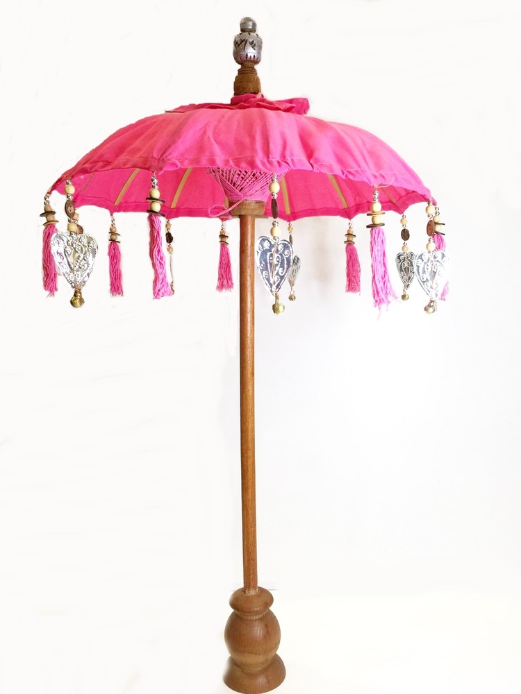 PRODİVA DEKORATİF BALİ ŞEMSİYESİ 90 CM PEMBE